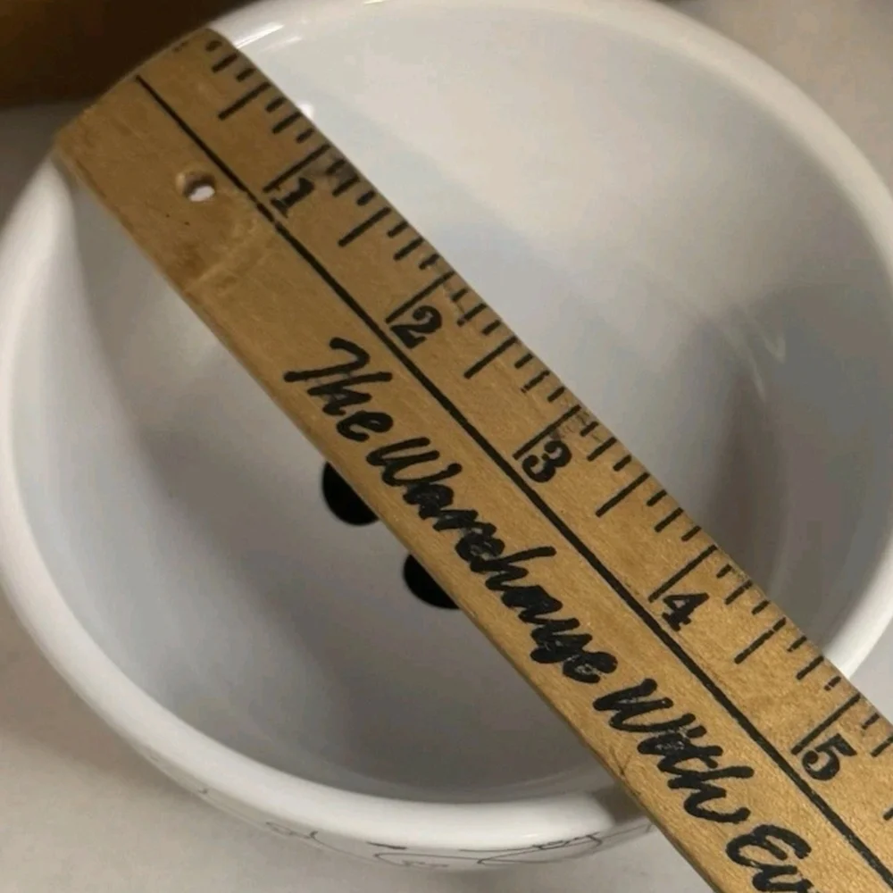 Disney Mickey Mouse Ceramic Dish Cat Or Dog Feed Bowl